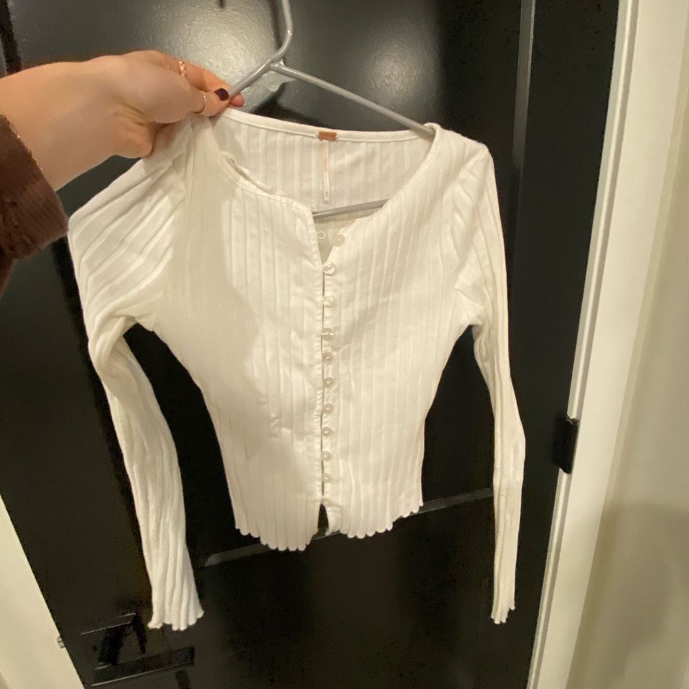 Free People Button Down Top